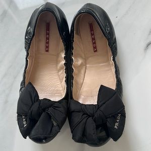 Prada ballerina flats